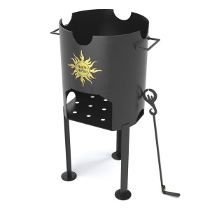 Печь под казан 12л сталь 8 мм ЦАРЬ ПЕЧИ