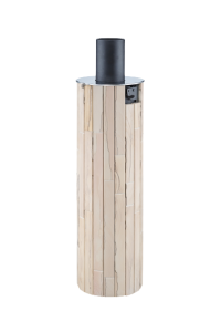 Дымоход - экономайзер со встроенным шибером в ламелях ОКАМЕНЕВШЕЕ ДЕРЕВ НАБОР d = 115 мм L = 1000 мм