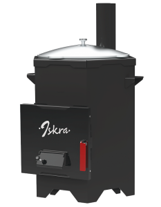 Печь под казан 15 л  ISKRA II (дымоход в комплекте)