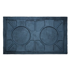 Плита ПЦ цельная без ребер (ПР: 710 х 410 х 25 мм) 23,0 кг РУССКАЯ ПЕЧЬ