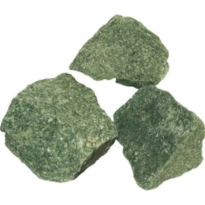 Камень ЖАДЕИТ (для бань и саун) колотый 10 кг для электрокаменок