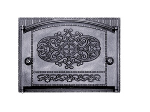 Дверца каминная ДК-2Б ЕВГЕНИЙ крашеная RLK 315  (ПР: 375 х 300 мм) ЛИТКОМ