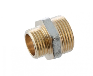 Переход 3/4'' нар.р. .х 1/2'' нар.р. (латунь/никель) IH