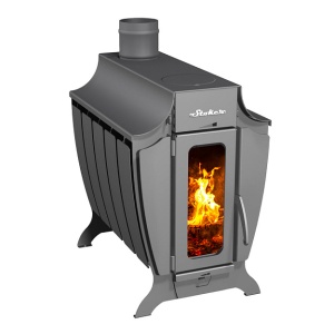 Печь отопительная STOKER 150 - G с варочной поверхностью (150 м.куб)