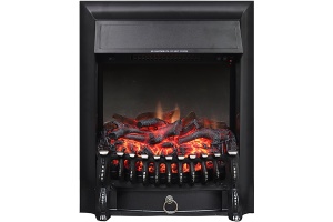 Электроочаг Fobos Lux Black стандартный 2,0 кВт (звук)