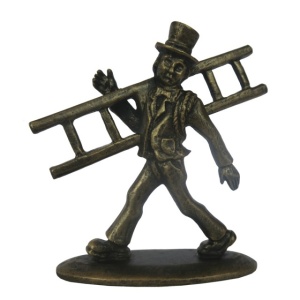 Статуэтка ХДИ-1.026  ТРУБОЧИСТ патина (ГБ: 80 х 28 х 80 мм) ЛИТКОМ