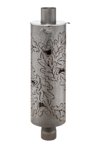 Дымоход с регистром со встроенным шибером в кожухе ДУБЫ d = 115 мм L = 1000 мм