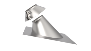 Проход кровли с фланцем d = 180 мм 45 гр. НЕРЖ.  (5)