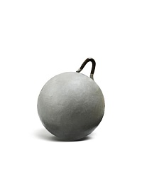 Грузило для ерша чугунное м = 900г, d = 60 мм ВЕСЕЛЫЙ ТРУБОЧИСТ