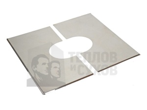 Крышка для разделки потолочной УГЛОВАЯ верхняя 20-45 градусов d = 280  мм ТИС (430 СТАНДАРТ)  (12)