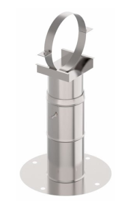 Кронштейн стеновой d = 150 мм ТЕЛЕСКОП 20-35 (0,8ММ)  (GS)  (8)