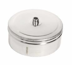 Крышка для сэндвич-тройника d = 250/310 мм с конденсатоотводом  Н ТИС (430 СТАНДАРТ)