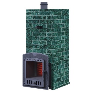 Облицовка для печей GFS ЗК 25М/П2 / 30М/П2 / ГРОМ 30П2  РУССКИЙ ПАР  КИРПИЧ ЗМЕЕВИК т/о СЛЕВА