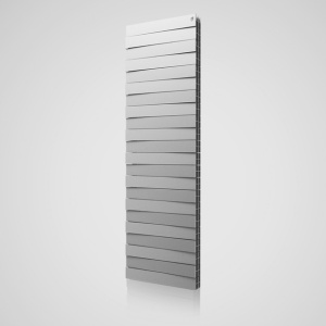 Радиатор биметаллический ROYAL THERMO PIANO FORTE TOWER SILVER SATIN 500/100 - 18 секций