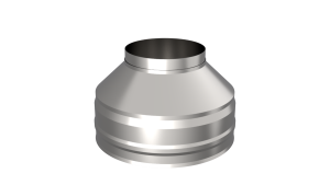 Оголовок d = 115/200 мм без зонта (Н+Н)  (GS)