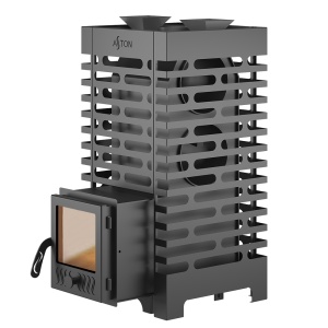 Печь-каменка ASTON 20  С со стеклянной дверцей  (18 - 22 м.куб)  (4)