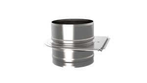 Шибер (задвижка) d = 150 мм (1 ММ) НЕРЖАВЕЙКА  (10)