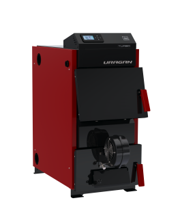 Котел отопительный URAGAN PROF TURBO 28 кВт полуавто топливо -дрова/уголь/пеллеты/элект(G -2