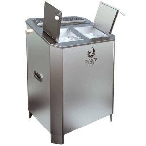 Электрокаменка ПАРиЖАР паротермальная - 12 кВт (10 - 15,5 м.куб.) с АЭГПП 380В напольная без пульта