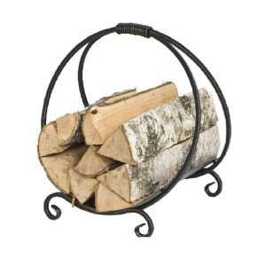 Дровница  ВЕЗУВИЙ D 150 S СЕРЕБРО кованая