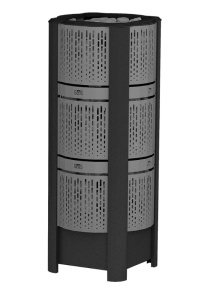 Электрокаменка GEOS- RAIN SOFT 9 установка в центр сауны (8-14 м.куб)