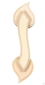 Ручка дверная (Лепесток) ЛИПА