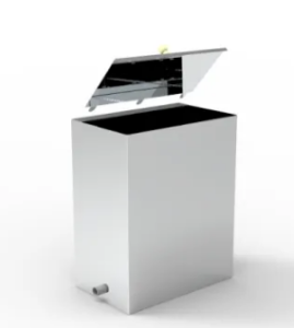 Бак наставной 45 литров 1 мм ЖАРА (500 х 400 х 250 мм, штуцер справа)