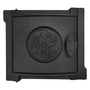 Дверца топочная ДТУ-3А КЕЛЬТЫ уплотненная крашеная RLK 519  (ПР: 250 х 210 мм) ЛИТКОМ